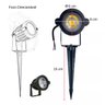 Luminária Spot Espeto para Jardim de Led 7w - 3