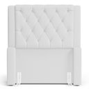 Ver imagem 7 de Cabeceira e Calçadeira Báu Solteiro Atena 90cm Capitonê Sintético Branco - Desk Design