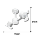 Ver imagem 4 de Ventilador de Teto Treviso Infinit Branco C/ Controle Remoto