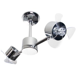 Ventilador de Teto Treviso Infinit Cromado Controle Remoto