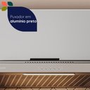 Ver imagem 5 de Armário Aéreo Cozinha 80 Cm Lumina 1 Porta Cinza - Telasul