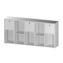 Ver imagem 2 de Nicho Organizador Estante Infantil com 3 Caixas 159cm Multimóveis Crrui-NIO002 Branco