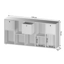 Ver imagem 4 de Nicho Organizador Estante Infantil com 3 Caixas 159cm Multimóveis Crrui-NIO002 Branco