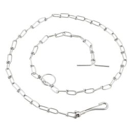 Coleira Cachorro Cao Dog Kit Passeio Corrente Semi - 4