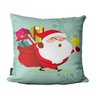 Kit 4 Capas para Almofadas Mdecore Natal Papai Noel Colorido - - 3