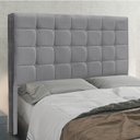 Ver imagem 2 de Cabeceira Cama Box Queen 160 Cm Verona Linho Cinza S04 - D'Rossi