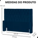 Ver imagem 6 de Cabeceira de Cama Box Estofada 195 Cm King Emma Suede
