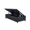 Ver imagem 1 de Cama Box Baú Universal Solteiro Courano Gray (88x188x35) - Costa Rica