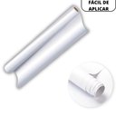 Ver imagem 5 de Rolo Papel Adesivo Liso Branco Vinil Contact Lavável