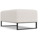 Ver imagem 7 de Puff Decorativo Sala de Estar Cléo Base de Ferro Preto 90 cm W01 Bouclê Cru - Lyam Decor