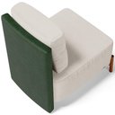 Ver imagem 2 de Poltrona Decorativa Living Pés Madeira Hungria L02 Couríssimo Verde Linho Cru - Lyam