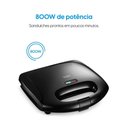 Ver imagem 2 de Sanduicheira Elgin Fast Time Placas Duplas 800W Preto 220V Aquecer