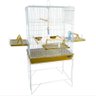 Gaiola Viveiro Confort Triplex Calopsita Amarelo - 2