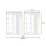 Quadros Decorativos para Sala Árvore Plantas Natureza Paisagem com Vidro Sala de Jantar Escritório - 5