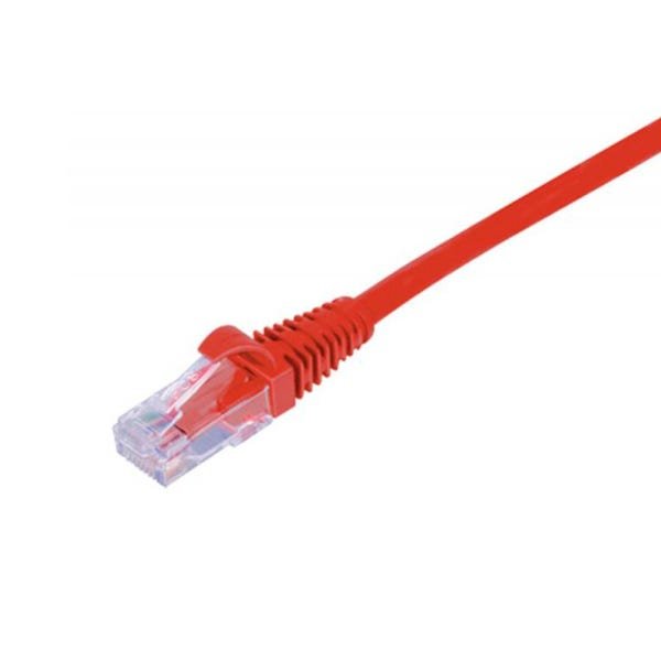 Kit com 5 Patch Cord CAT5E U/UTP 1,5M Vermelho - Nexans - 3