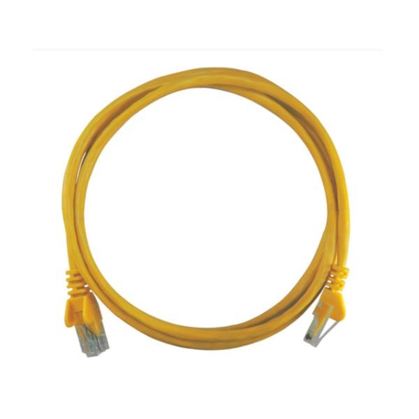 Kit com 15 Patch Cord RJ45 Cat5e 1,5m Amarelo - Nexans - 3