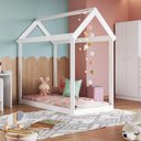 Ver imagem 3 de Mini Cama Infantil Montessoriana Meu Fofinho A05 Branco - Mpozenato