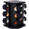 Porta Tempero 12 Potes Base Giratória Wincy Preto - 2