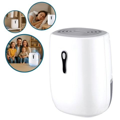 Desumidificador Antimofo Secar Ar Elétrico 500ml com Led Branco 110v/220v Importway Iwda002 Peltier