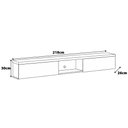 Ver imagem 3 de Nicho Basculante para Painel de TV 218cm MDF com 2 Portas Musgo Casa Lar Shop