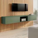 Ver imagem 4 de Nicho Basculante para Painel de TV 218cm MDF com 2 Portas Musgo Casa Lar Shop