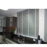 PERSIANA HORIZONTAL PVC 50 MM COM FITA 1,20 X 1,20 CINZA - 1