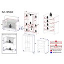 Ver imagem 4 de Quarto de Bebê Completo com Berço Americano 3 em 1 Fofura Multimóveis Mp4649 Branco/off White