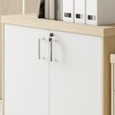 Ver imagem 4 de Balcão Tamburato 2 Portas 75cm Carvalho/branco