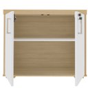 Ver imagem 3 de Balcão Tamburato 2 Portas 75cm Carvalho/branco