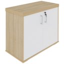 Ver imagem 2 de Balcão Tamburato 2 Portas 75cm Carvalho/branco