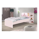 Ver imagem 5 de Cama de Solteiro Rosa para Menina com Cabeceira Baú Luxo Personagem Princesas Liz