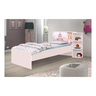 Cama de Solteiro Rosa para Menina com Cabeceira Baú Luxo Personagem Princesas Liz - 5