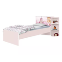 Ver imagem 1 de Cama de Solteiro Rosa para Menina com Cabeceira Baú Luxo Personagem Princesas Liz