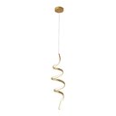 Ver imagem 1 de Lustre Pendente Sindora Dcd03235 Dourado Led Bivolt