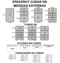 Ver imagem 5 de Conj 10 Cubas Gastronômicas Policarbonato 1/6x100 1,5 L com Tampa com Abertura Sb