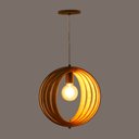 Ver imagem 4 de Lustre Pendente Madeira Faces 35cm Adrilustres Imbuia