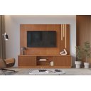 Ver imagem 2 de Home Arezzo New com Led Cascata 2 Portas Cor:naturalle