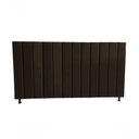 Ver imagem 1 de Cabeceira de Cama Box Estofada Gabi Queen 160 Cm Suede Marrom Eli Móveis