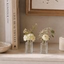 Ver imagem 6 de Kit 12 Vasos Decorativos Vidro Transparente Quadrado 5x9cm L