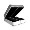 Ver imagem 2 de Cama Box Bau Queen Branco + Colchão Queen Evolution Molas Ensacadas (158x198x32) - Probel