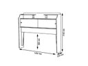 Ver imagem 5 de Cabeceira Casal Elisa Conjunto Box Colchão 138cm Cor Flex