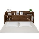 Ver imagem 4 de Cabeceira Casal Elisa Conjunto Box Colchão 138cm Cor Flex