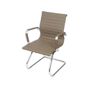 Ver imagem 1 de Cadeira de Escritório Eames Esteirinha Baixa Fixa - PU Fendi