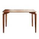 Ver imagem 3 de Mesa de Jantar Retangular 100cm Tampo Laminado Aura Marrom/Mel