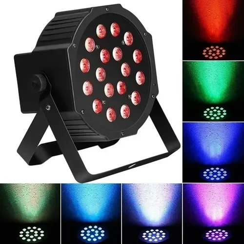 Canhao De Led Par Led 18Leds Rgb Iluminacao Dj - 2