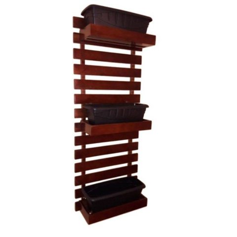Horta Vertical com 3 Prateleiras e 3 Vasos