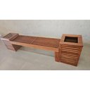 Ver imagem 3 de Banco de Madeira Shopping