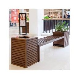 Banco de Madeira Shopping - 2