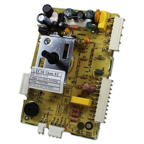 Placa Eletrônica de Potência para Lavadora Electrolux Ltc10 Bivolt Ref. 70201296