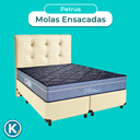 Ver imagem 4 de Kit Cabeceira + Cama Box + Colchão Queen Molas Ensacadas Petrus Paropas